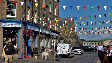 Main Street In Lerwick Shetlands