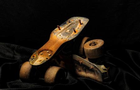 Mum's Old Skate Wheels
