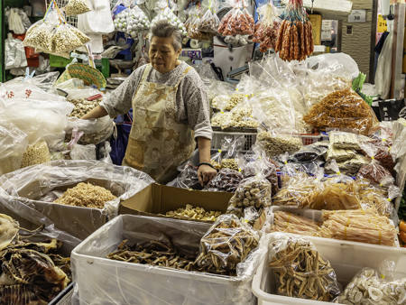Exotic Dried Food Stall