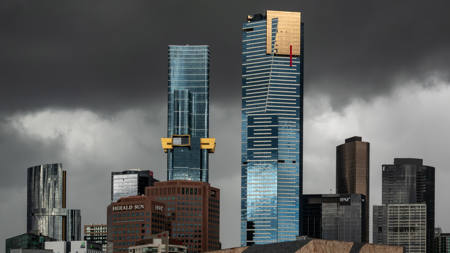 Dark Clouds Gather Over Melbourne
