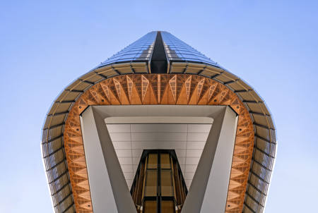 Orange Skyward View