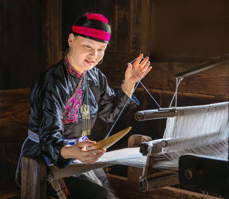 The Weaver In Action