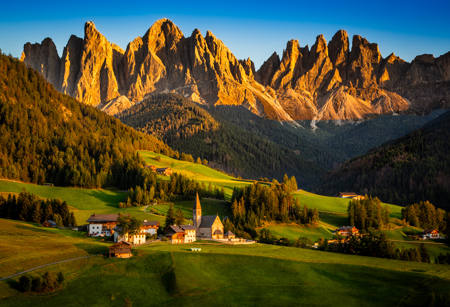 Last Light On Santa Maddalena