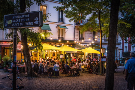 Paris Montmartre Cafe