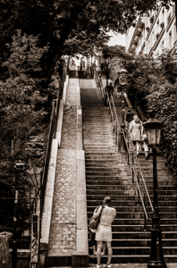 Paris Montmartre Steps