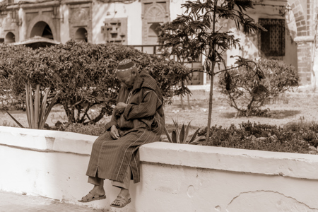 Essaouira Man on Phone