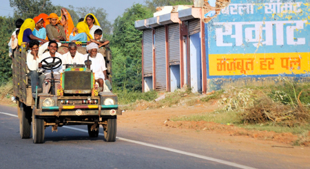India Farm truck