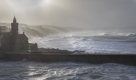 Storm at Porthleven
