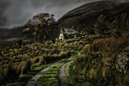 Sunlit cottage Ireland