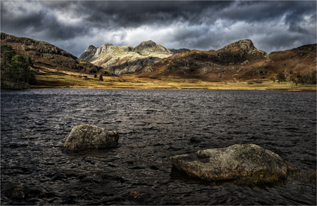 Blea Tarn and Langdale Pikes